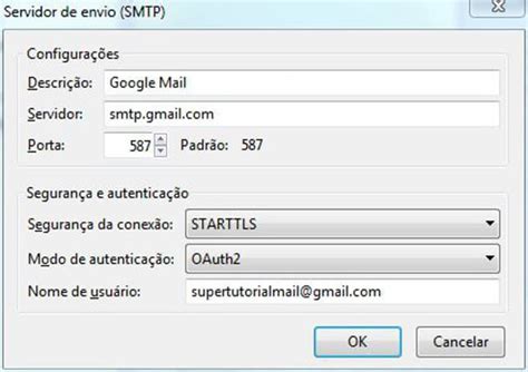 Abilitare la porta smtp di gmail su windows